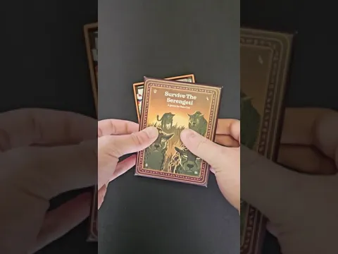 Survive The Serengeti - Henmar Games - Unboxing