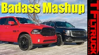 2017 Chevy Suburban Z71 vs. Ram 1500 Mopar: Which Truck is More Badass?