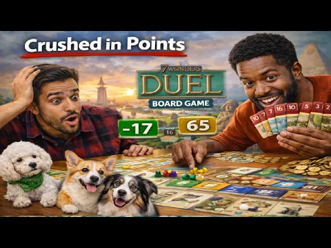 Crushed in P o i n t s | 7 Wonders Duel Board Game