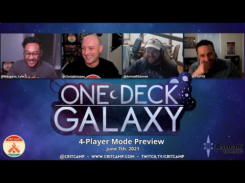 One Deck Galaxy w/ Chris Cieslik - 4-Player Preview! - Crit Camp