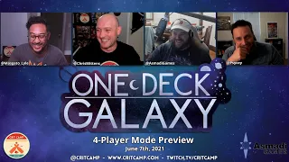 One Deck Galaxy w/ Chris Cieslik - 4-Player Preview! - Crit Camp
