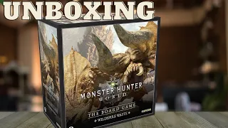 Wildspire Wastes Monster Hunter Board Game Unboxing
