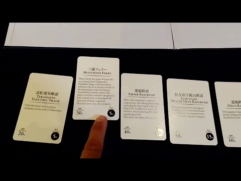 Shikoku 1889: Apuesta inicial por empresas privadas