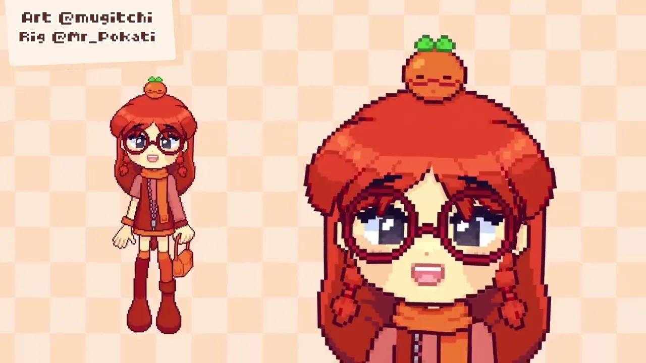 Pixel art model vtuber [ Art + Rig ] by Mrpokati (@Mrpokati) | VGen