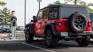 2021 Jeep Wrangler 4XE City Electric Range Test!