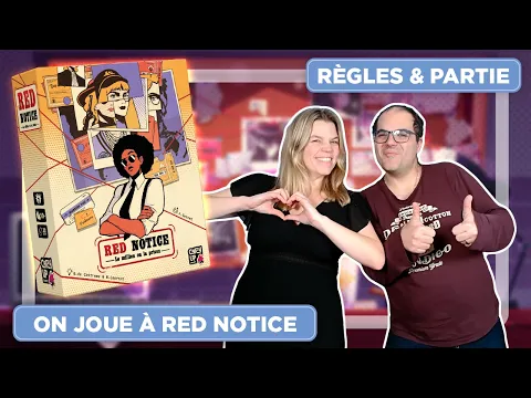 ON JOUE À RED NOTICE ! Règles + Partie + Avis | Jeu de Société Catch Up Games