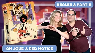 ON JOUE À RED NOTICE ! Règles + Partie + Avis | Jeu de Société Catch Up Games