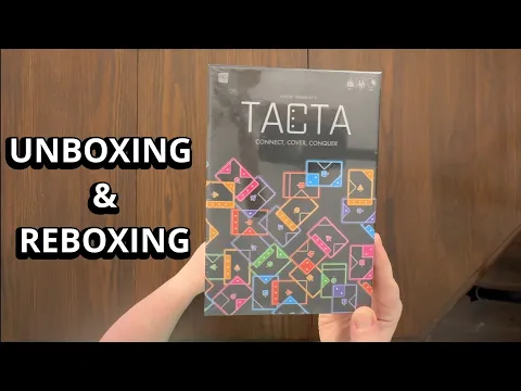 Tacta - Card Game Unboxing & Reboxing - What's Inside the box?