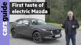 Mazda EV review: electric car preview drive