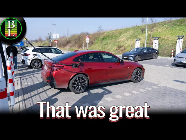 BMW i4 M60 Long Distance Test ⚡ 500 km Autobahn, Charging & Real Consumption