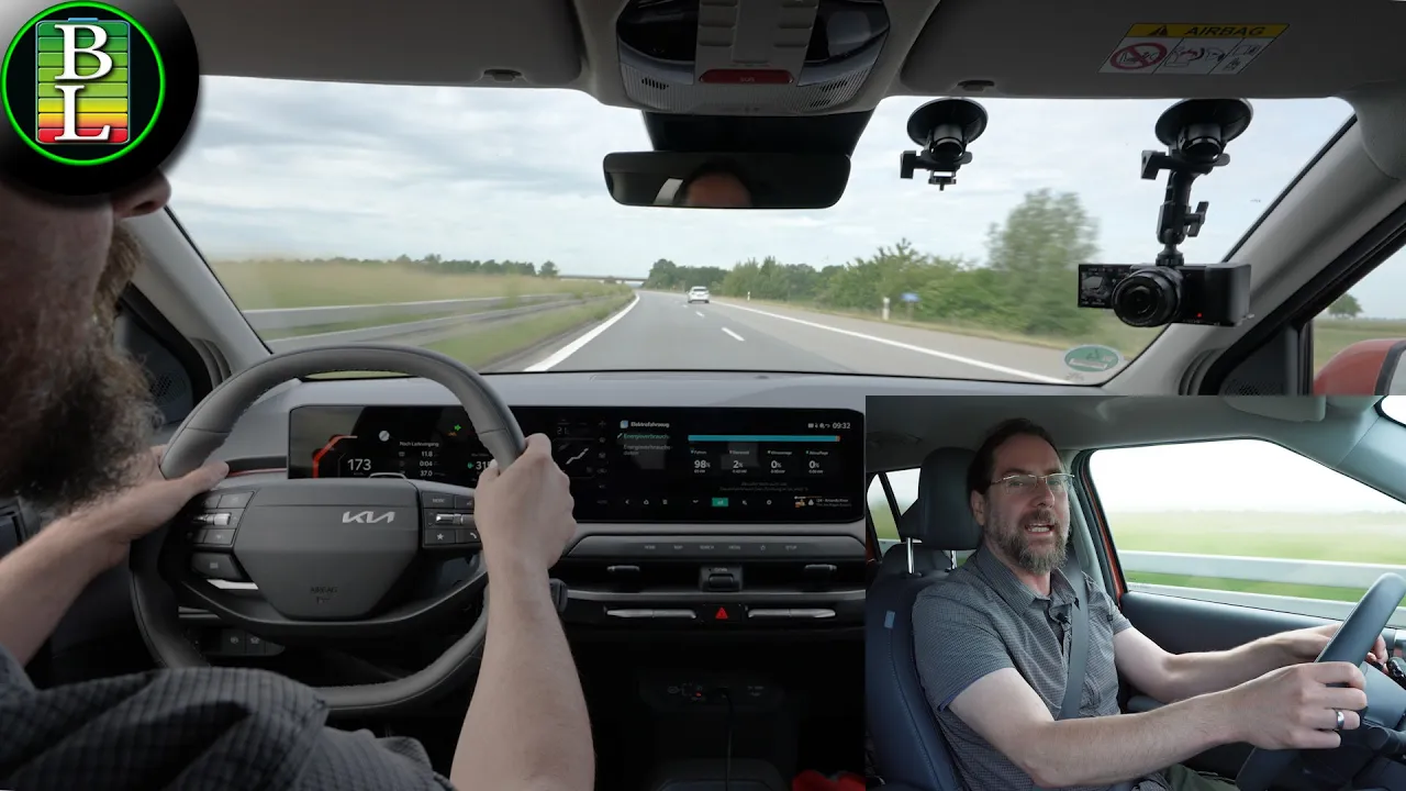 Driving the Kia EV3 (81kWh) for longer at its top speed