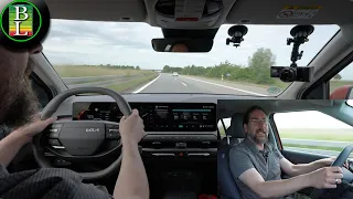 Driving the Kia EV3 (81kWh) for longer at its top speed
