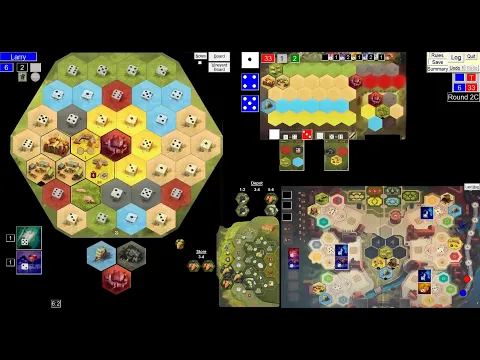 Castles of Burgundy Solo Playthru/Tutorial with Vineyards, White Castle, and Add'l Tiles Expansions