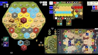 Castles of Burgundy Solo Playthru/Tutorial with Vineyards, White Castle, and Add'l Tiles Expansions