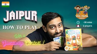 How to Play Jaipur Card Game - Yes Papa Games //Chai & Games