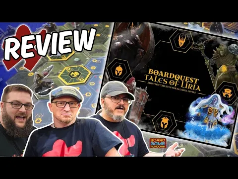 Boardquest: Tales of Liria Review!