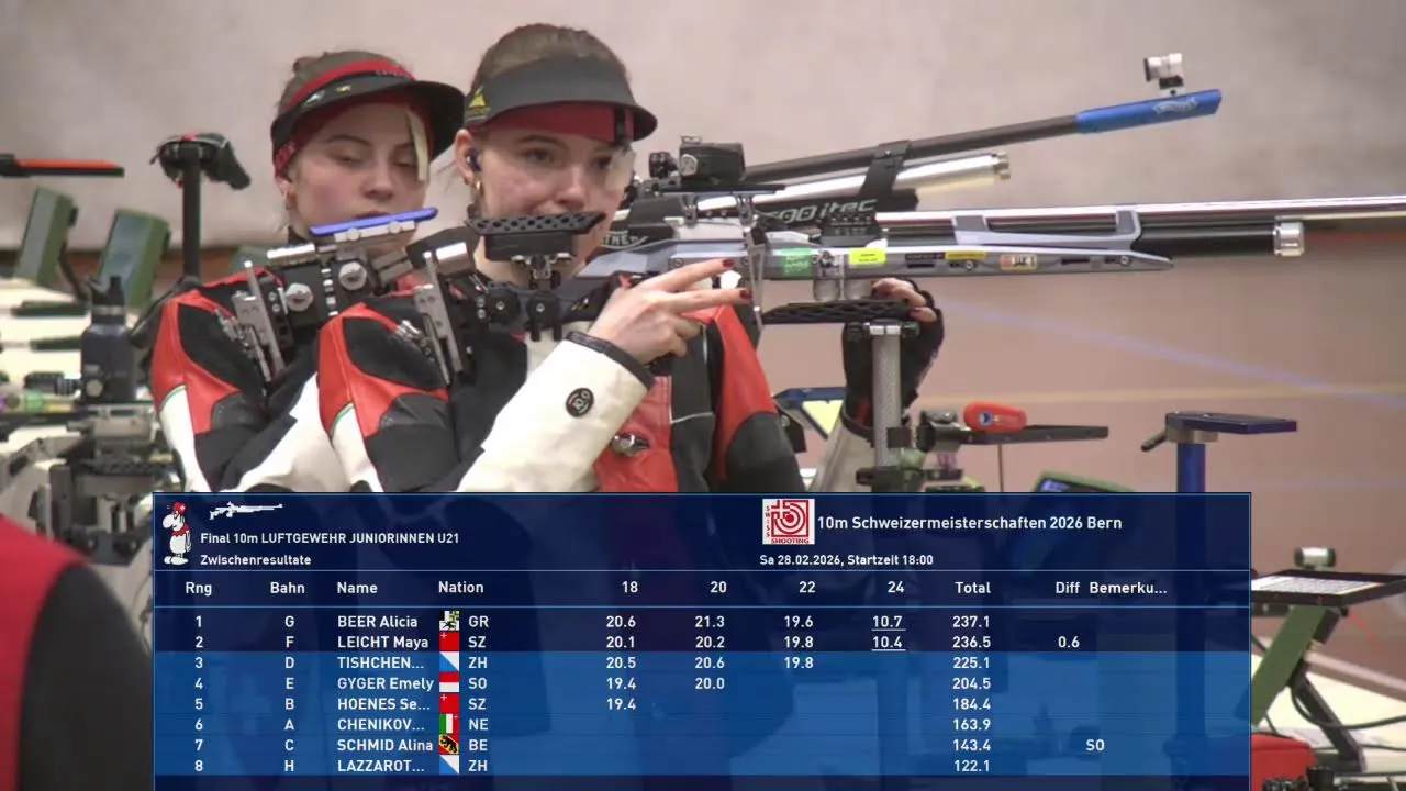 SM Bern 2026: Final Gewehr 10m Juniorinnen U21