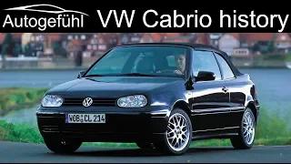 The history of Volkswagen convertibles - VW Beetle, Golf, Ghia, Iltis, EOS, T-Roc Cabriolet