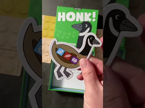 Honk if you want to see what's inside this board game box!