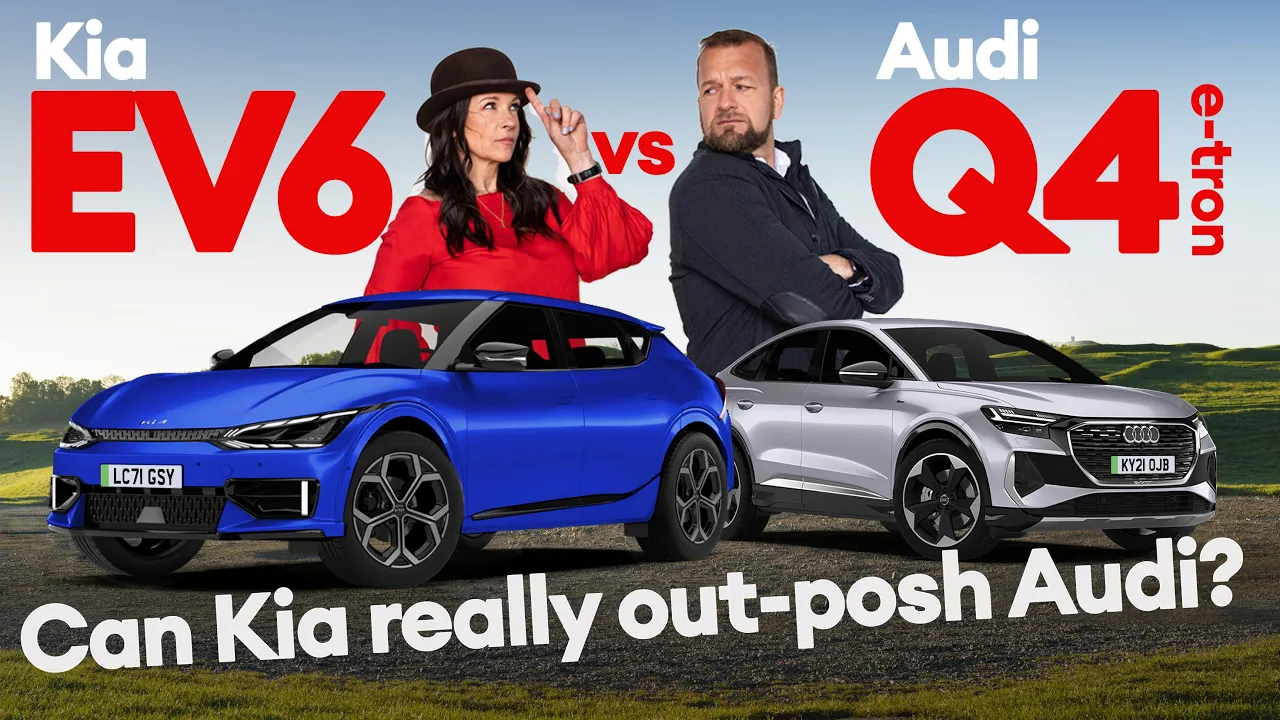 Kia EV6 vs Audi Q4 e-tron HEAD-TO-HEAD: Do the Koreans build a  better car than the Germans?