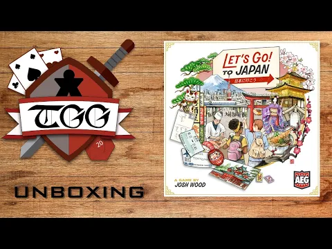 Let's Go! To Japan Kickstarter Unboxing