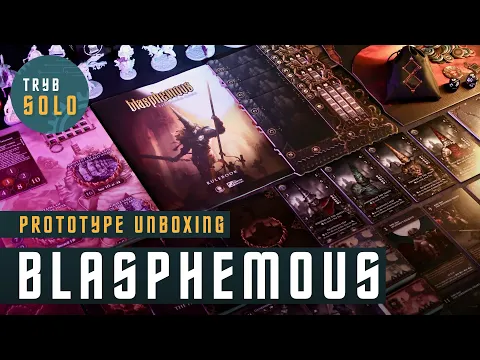 Blasphemous: The Board Game | prototype unboxing