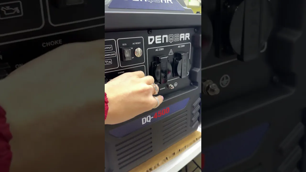 Мобільний інверторний бензиновий генератор DENQBAR DQ-4500 4.5 кВт