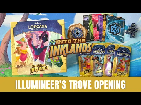 Into The Inklands Illumineer's Trove Box Opening Unboxing - Disney Lorcana TCG