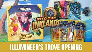 Into The Inklands Illumineer's Trove Box Opening Unboxing - Disney Lorcana TCG