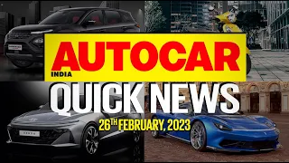 2023 Hyundai Verna teased, 2023 Tata Harrier & Safari launched, & more | Quick News | Autocar India