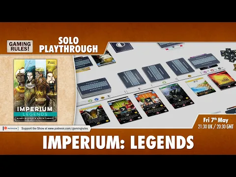 Imperium: Legends - Solo Playthrough