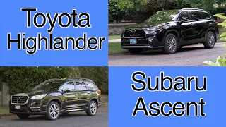Toyota Highlander VS Subaru Ascent comparison