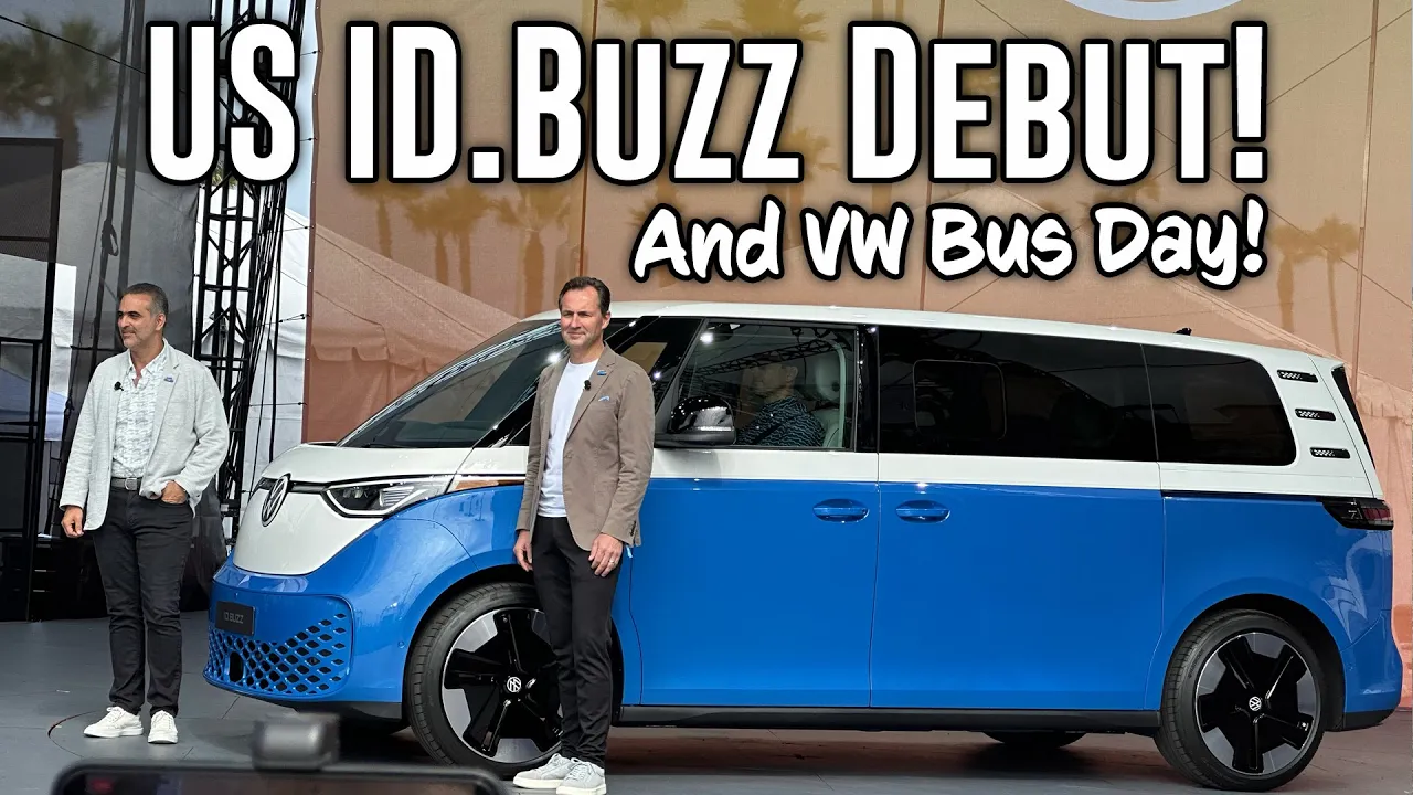 ID.Buzz US launch! And the first ever VW Bus Day!