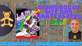 LAMA Dice - Spiel - Rezension und Regeln - Brettspiel Teddy - Board Games 🐻