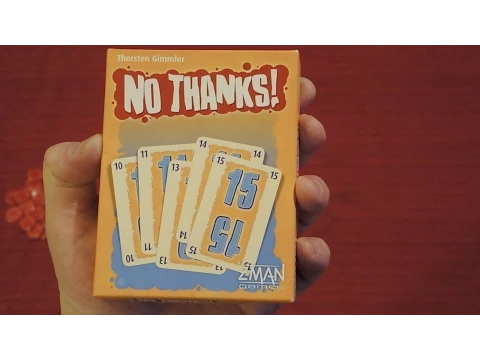 NO THANKS Card Game Quick Walkthrough w/ Doron
