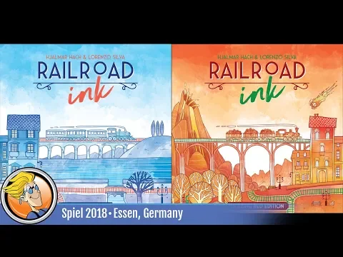 Railroad Ink — game overview at SPIEL '18