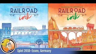 Railroad Ink — game overview at SPIEL '18