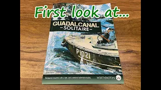 First look at the Guadalcanal Solitaire - An Original Bookgame
