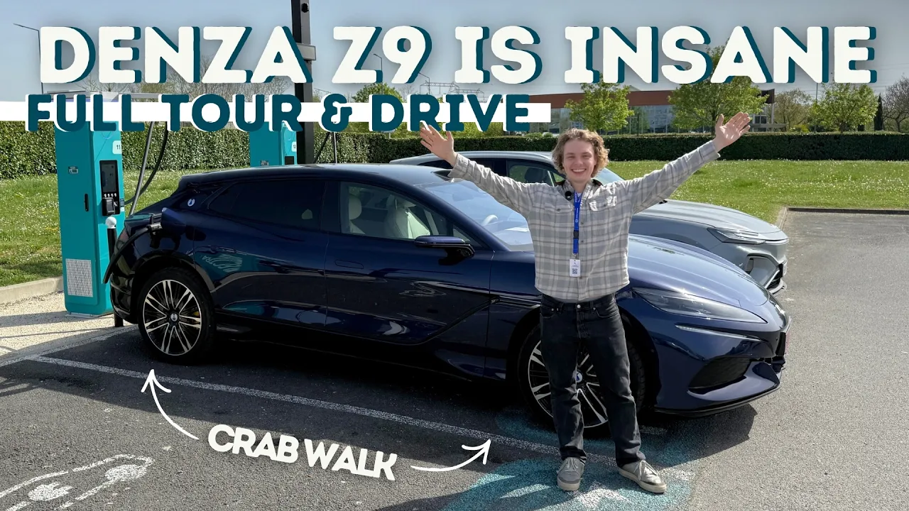 This Is Crazy! Denza Z9 Full Tour & First Drive – 1MW+ Charging, Crab Walk, & Pivot Turn