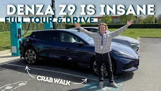 This Is Crazy! Denza Z9 Full Tour & First Drive – 1MW+ Charging, Crab Walk, & Pivot Turn