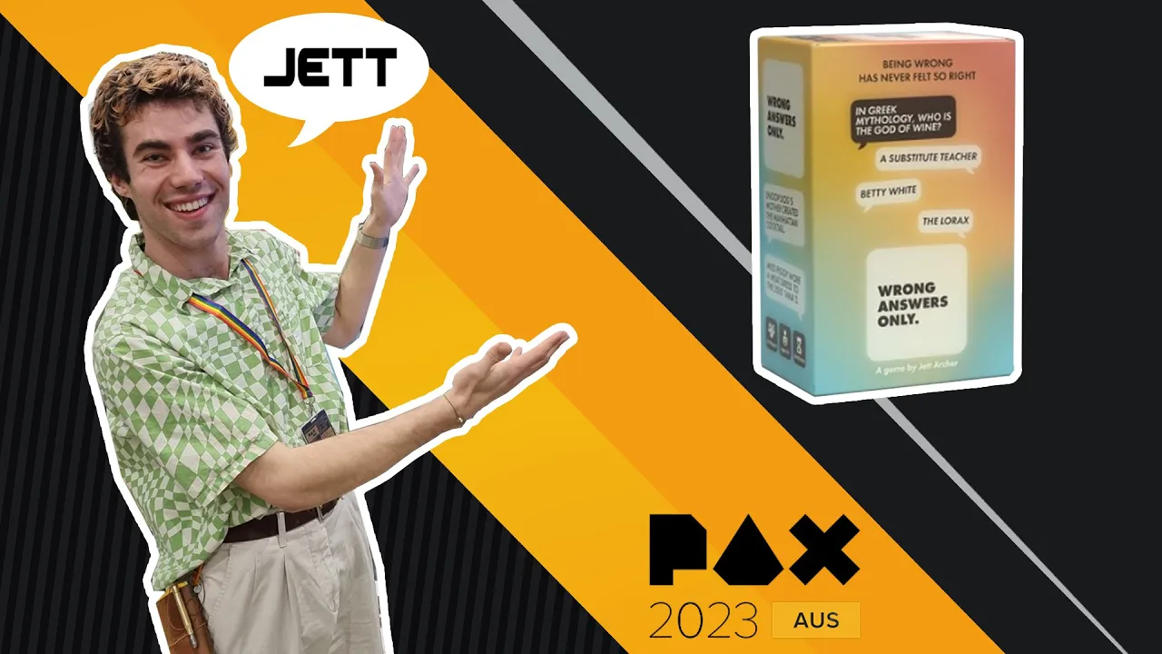 Wrong Answers Only - Jett Archer - PAX 2023 Tabletop Games Showcase