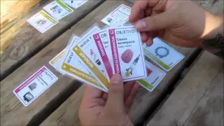 Vídeo-reseña de "Fluxx".