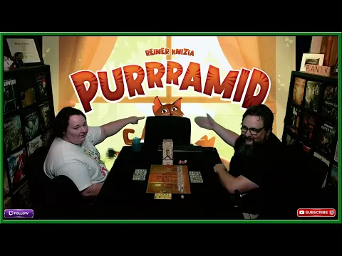 Purrramid Board Game Playthrough From @LuckyDuckGamesEN