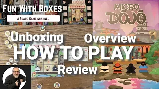 Micro DOJO | 1st Edition and Kickstarter Edition Board Game | How to Play, Unboxing and Review