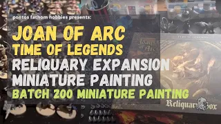 Joan of Arc Boardgame Reliquary Box Miniature Painting Video - Part 1