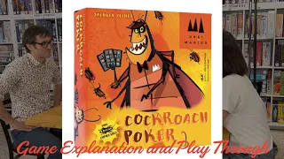Cockroach Poker. Rules, set-up and play through.