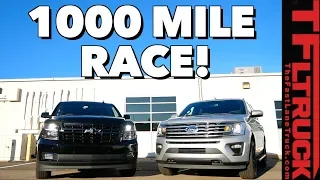 Ford Expedition vs Chevy Suburban RST: The (Not So) Great Race Part 1 of 2