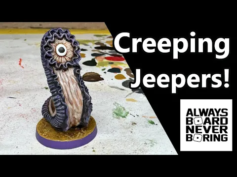 Painting Giant Worms for Stalagbite! | The Creeping Jeepers Slither Onto the Hobby Table | Sponsored
