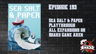 Sea Salt & Paper Playthrough | All Expansions on Board Game Arena