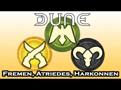 Dune Factions: Fremen, Atreides, Harkonnen